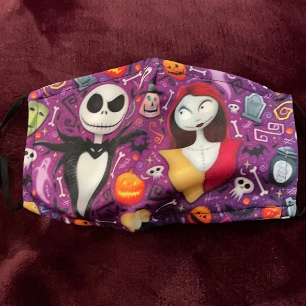 6/$20 New Nightmare before Christmas face mask